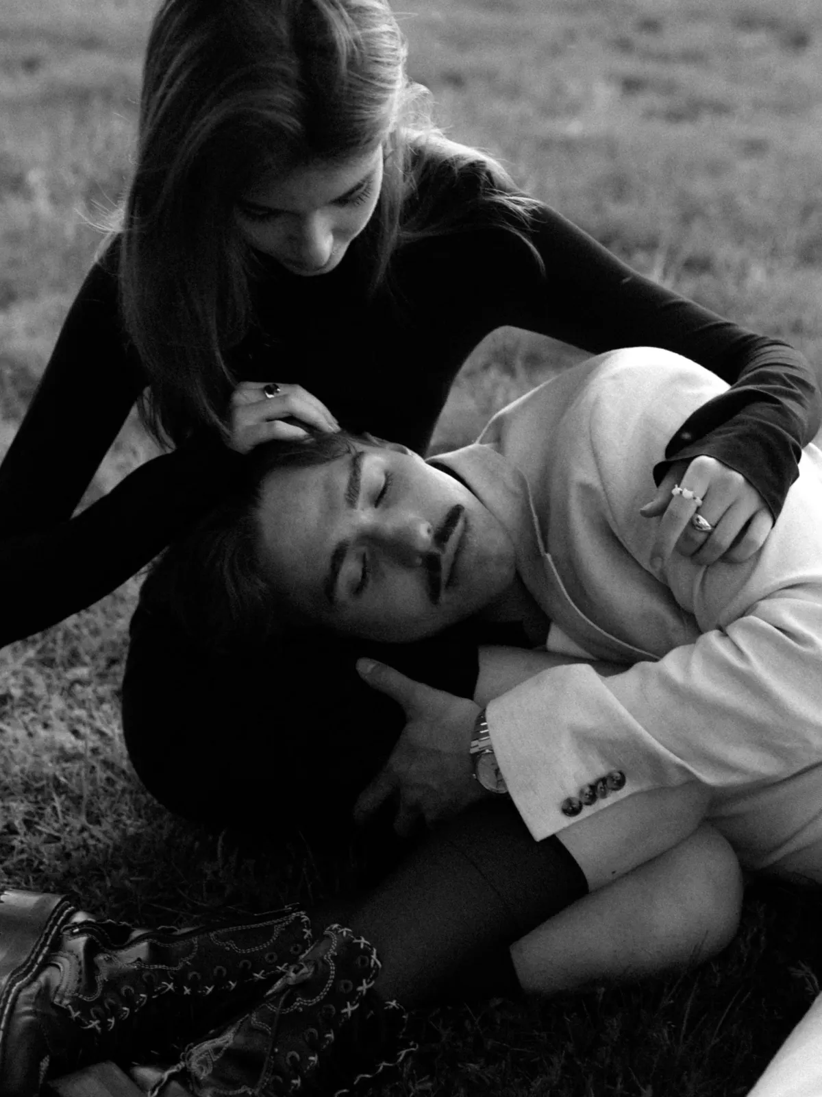 Нежные моменты влюблённой пары — фотосессия Love Story